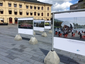 Fotoutstilling på Strømsø torg