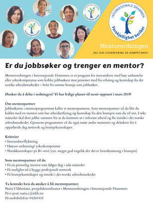 Kjenner du en jobbsøker som trenger en mentor? 