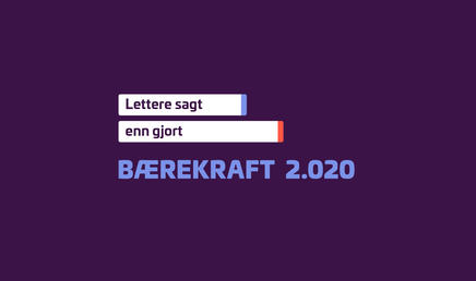 Bærekraft 2.020 - 22 april i Drammens Teater