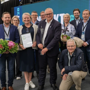 Drammen kommune og Bane NOR mottok Byutviklingsprisen 2026