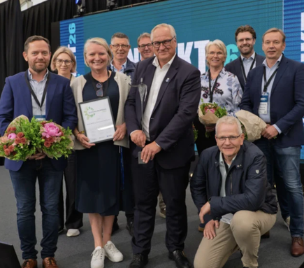 Drammen kommune og Bane NOR mottok Byutviklingsprisen 2026