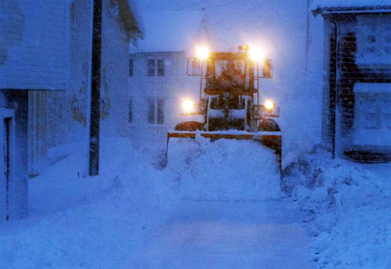 Må tømme snø utenbys