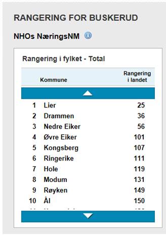 Positivt for Drammensregionen i 